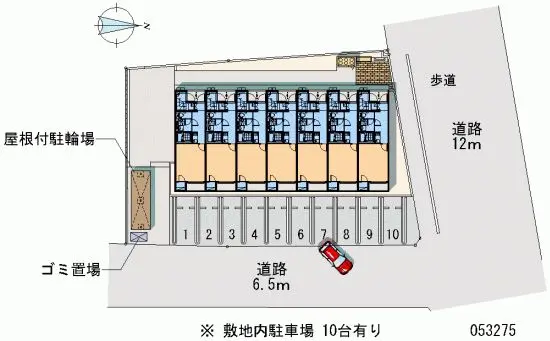 ★手数料０円★柴田郡柴田町上名生新大原　月極駐車場（LP）